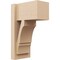 Ekena Millwork 8-in W x 12-in D x 20-in H Balboa Block Rough Cedar Woodgrain TimberThane Outlooker, Primed Tan OUTUR080X12X20BOA44RCPR - alternate 1